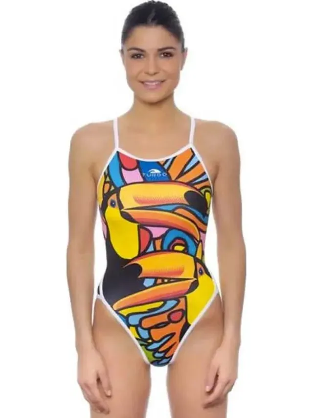 Turbo Tucan Zwemkleding Veelkleurig 2XL Vrouw Multicolor