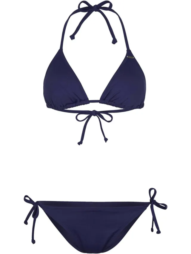 O'Neill voorgevormde triangel bikini set Capri Bondey donkerblauw Blueberry Carvico