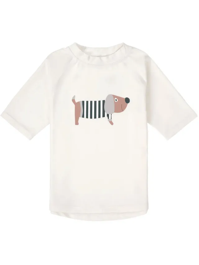 Lässig UV - Zwemshirt - Shortsleeve - Hondje - Sea Salt