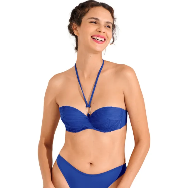 Lisca Sorrento voorgevormde balconnet-bandagetop blauw