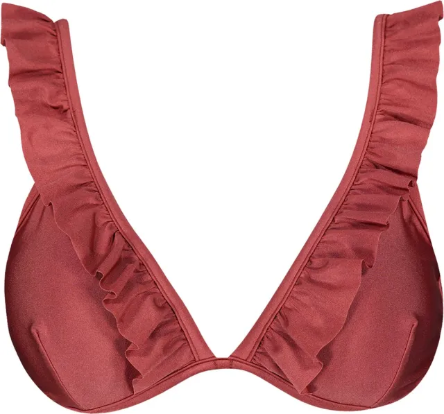 Barts Isla Wire Triangle Vrouwen Bikinitopje - Rood