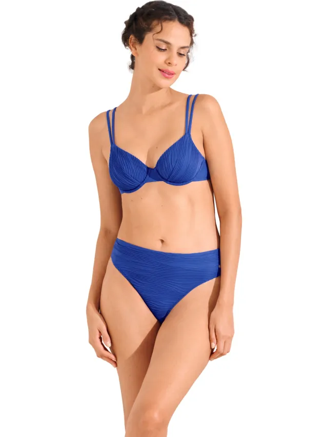 Lisca Sorrento bikinitop met hoge taille blauw