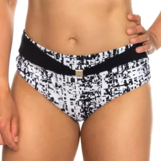 Femilet Honduras midi bikinibroekje zwart-wit Zwart,Versch.kleure/Patroon,Wit