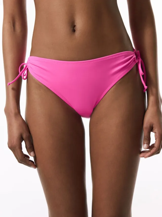 Penti Mid-Waist Effen Hipster Bikini Onderbroek Fuchsia