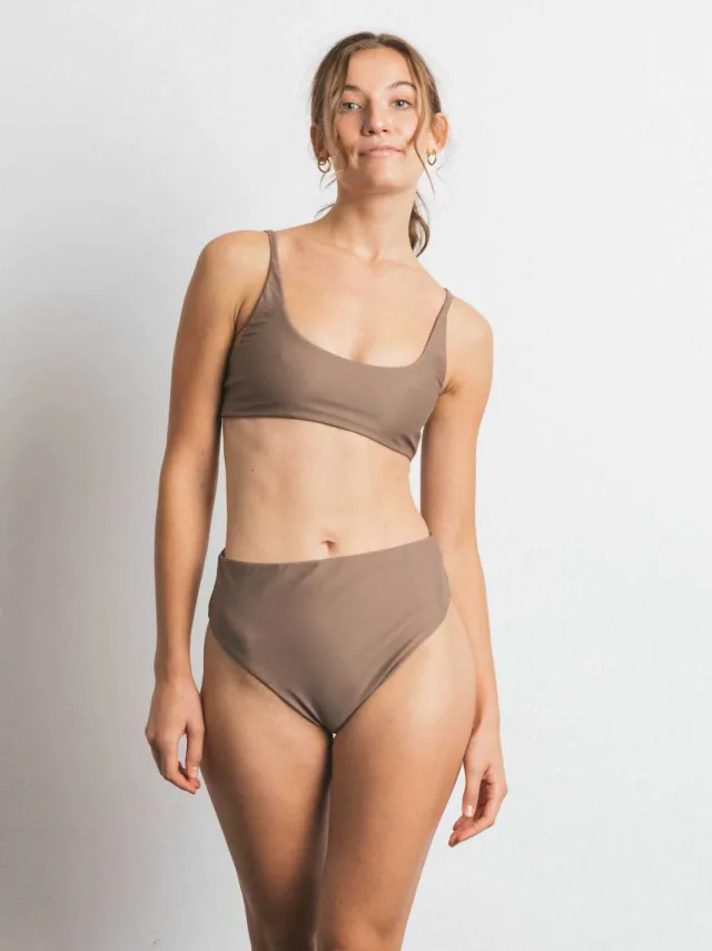 OCEANCHILD dames vegan Bikinitop Iris Coconut lichtbruin, foto 2