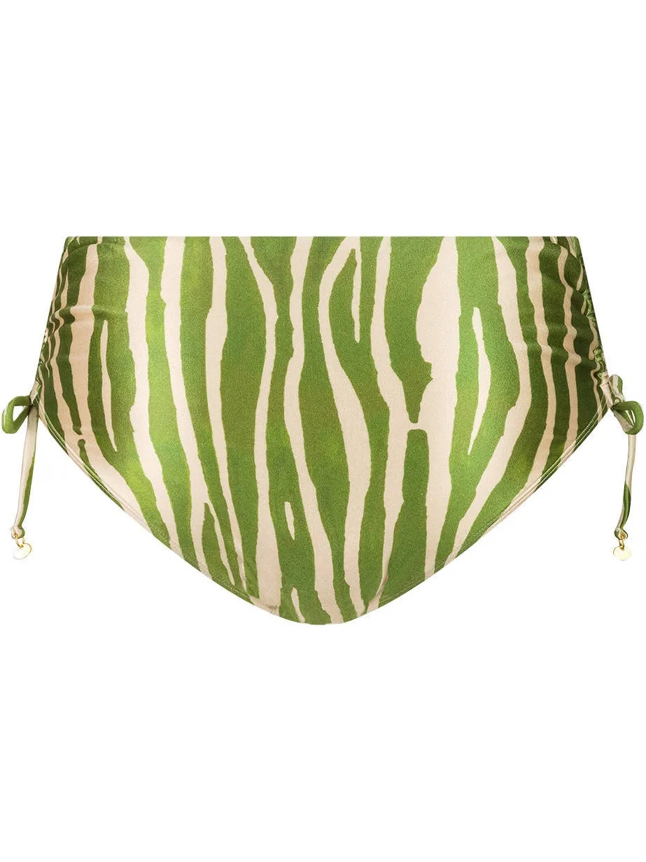 Ten Cate Beach TC WOW bikinislip groen/ecru, foto 3