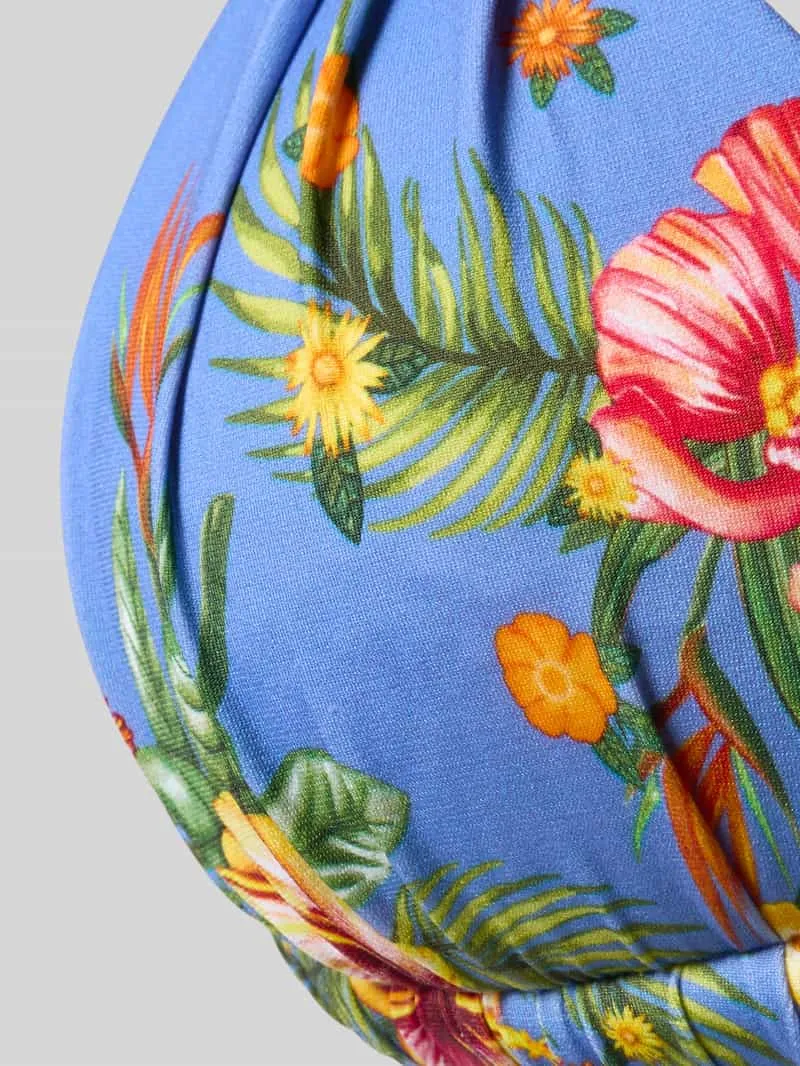 banana moon Bikinitop in all-over look model 'DOLCEVITA NIKO' blauw, foto 3
