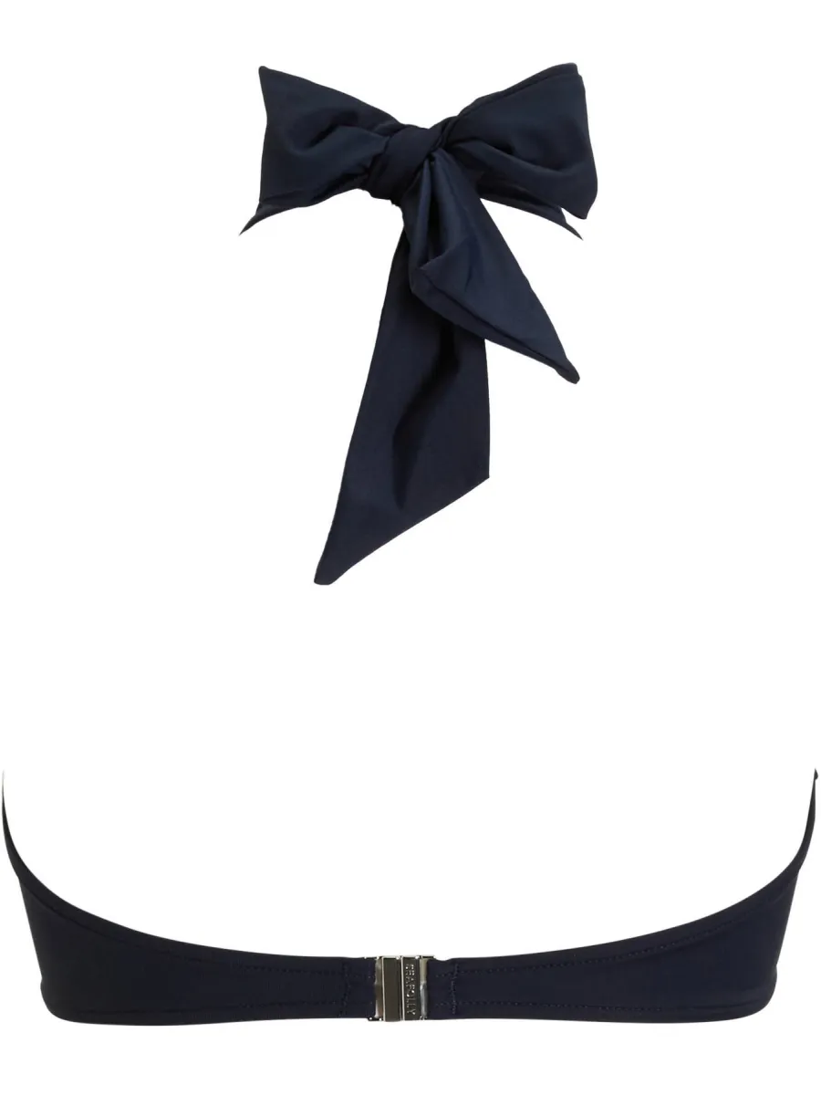 Seafolly bandeau bikinitop donkerblauw blauw, foto 3