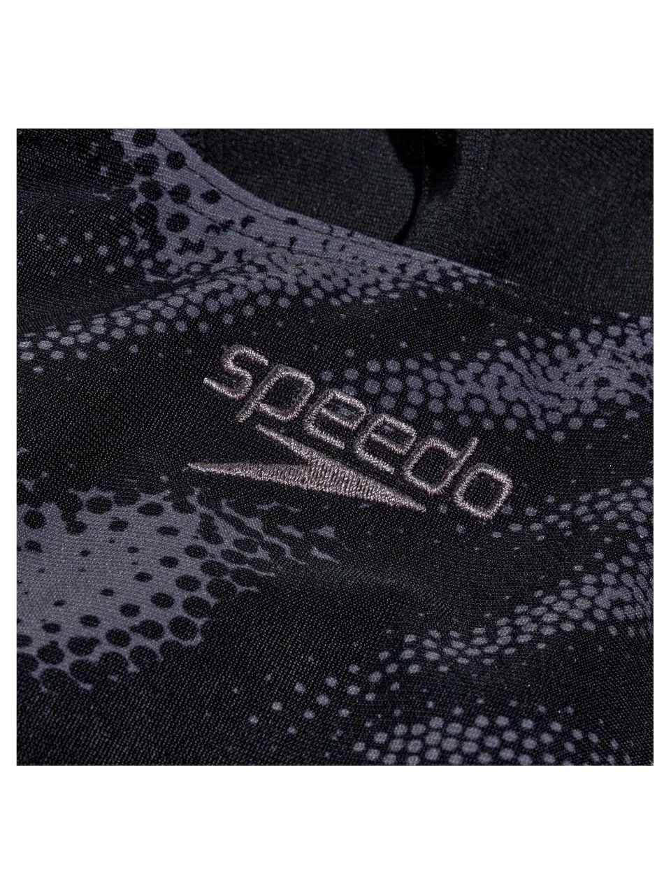 Speedo Hyper Boom Abstract eendelig zwempak voor dames (Zwart/Grijs), foto 2
