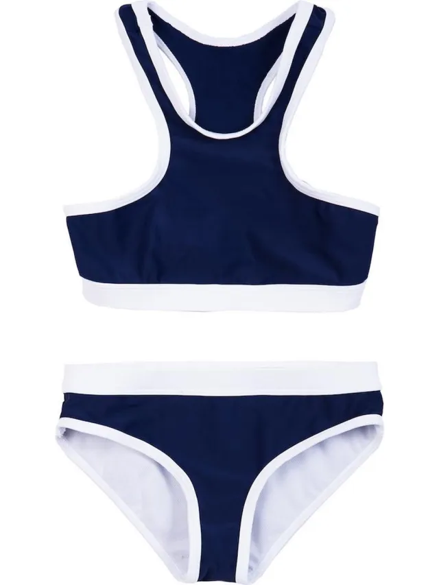 La V Bikini sport basic - Navy 128-134