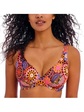 Freya Santiago Nights UW High Apex Bikini Top Roze,Versch.kleure/Patroon