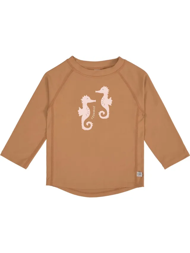 Lässig Zwemshirt Rashguard Lange Mouw Splash & Fun Seahorse caramel, 19-24 mnd.