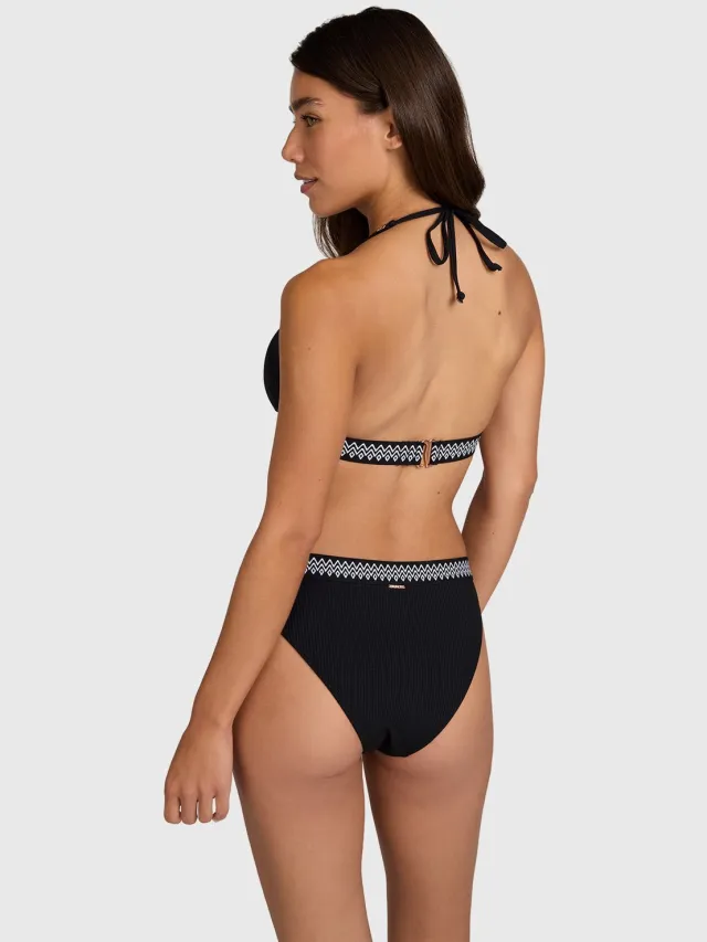 Brunotti Relay-Rib - Bikini Broekje Zwart - Dames - Small Coverage - 42 Black