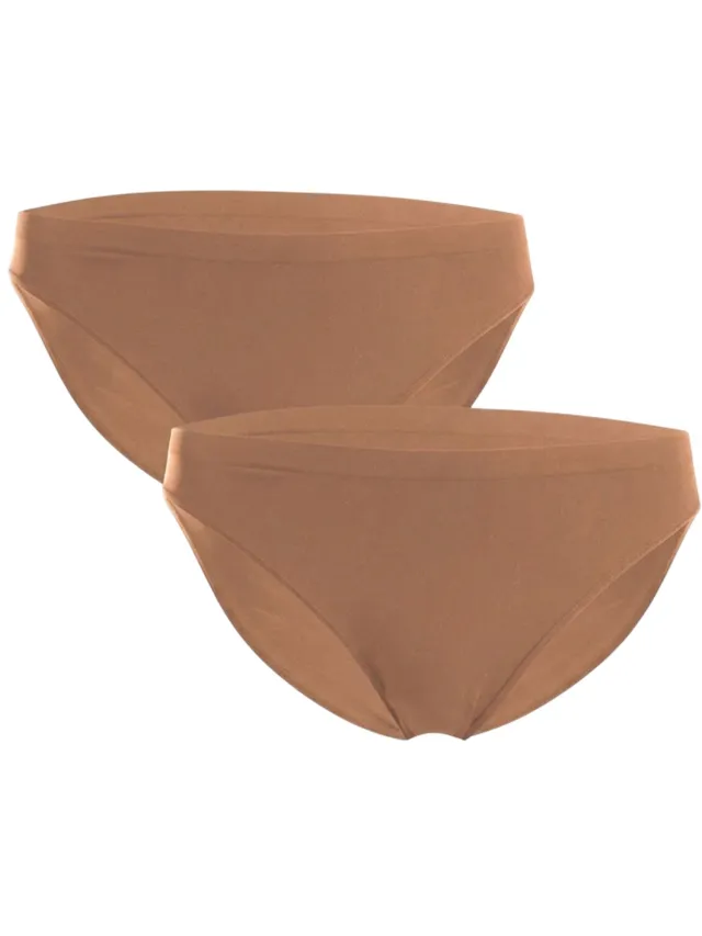 Wolford Naadloze bikinibroekjes voor dames (set van 2) (Macchiato) beige, foto 2