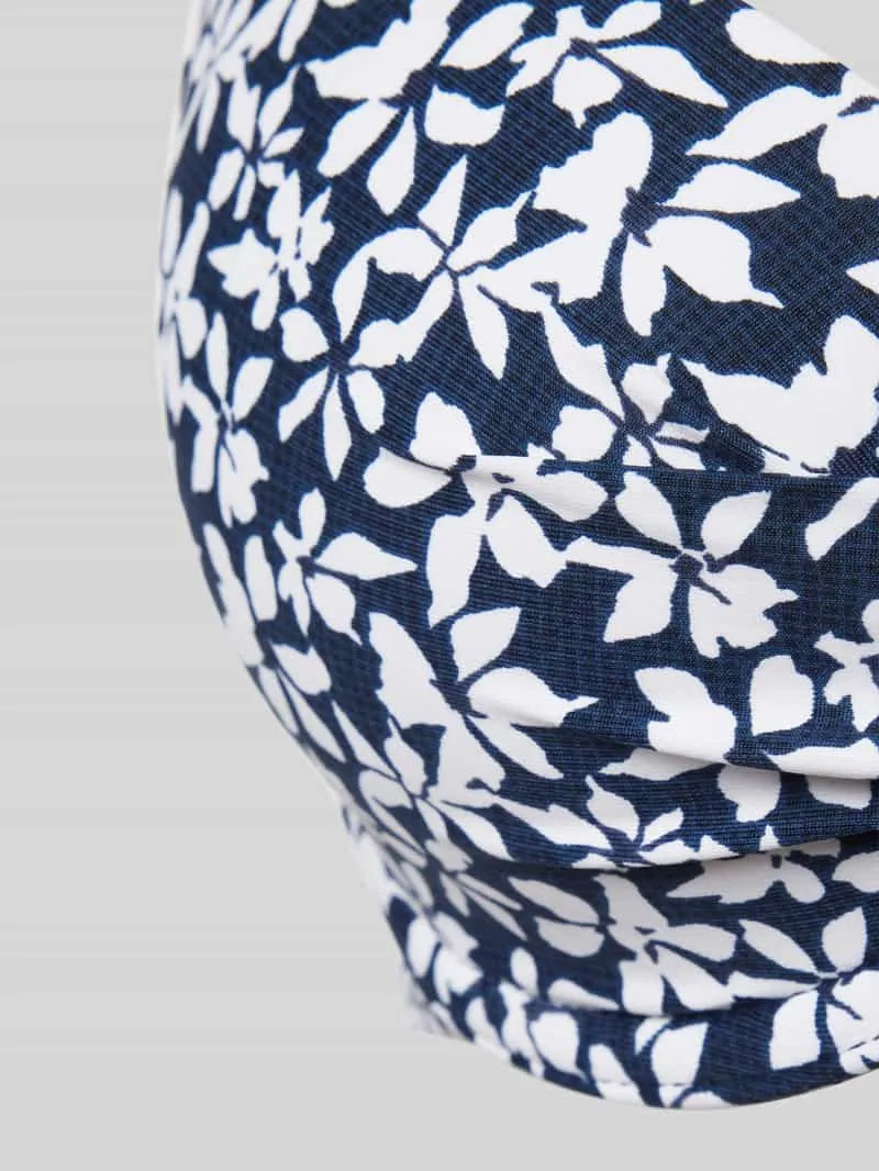 Esprit Bikinitop met all-over bloemenprint, model 'CALUSA BEACH' marineblauw, foto 3