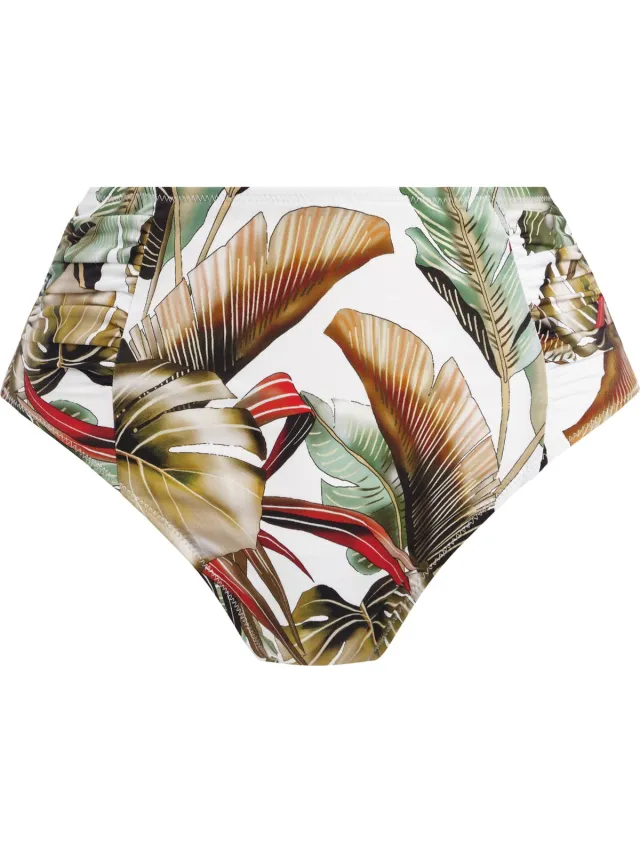 Fantasie Kinabalu High Waist Bikini Brief Dames Bikinibroekje wit