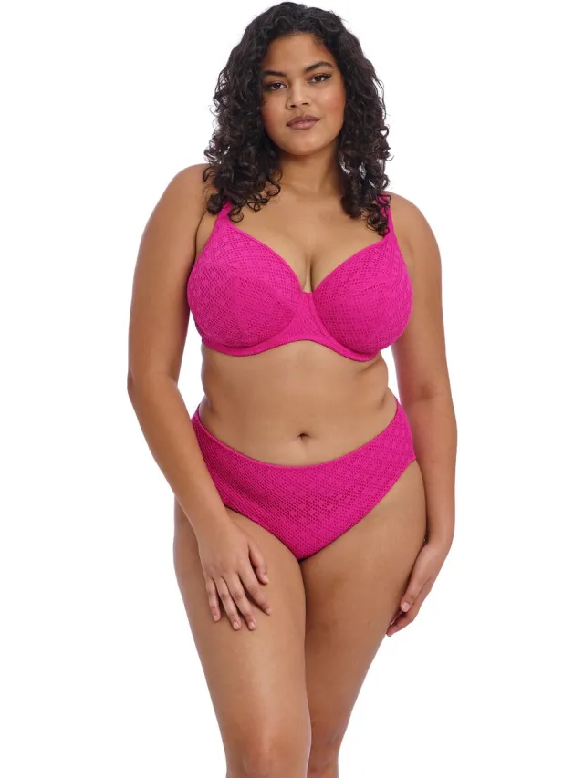 Elomi BAZARUTO MID RISE BIKINI BRIEF Dames Bikinibroekje - Clematis roze