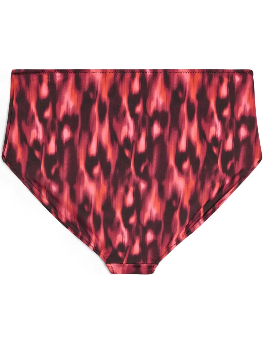 Zizzi high waist bikinibroekje SKATRIN rood/zwart, foto 3