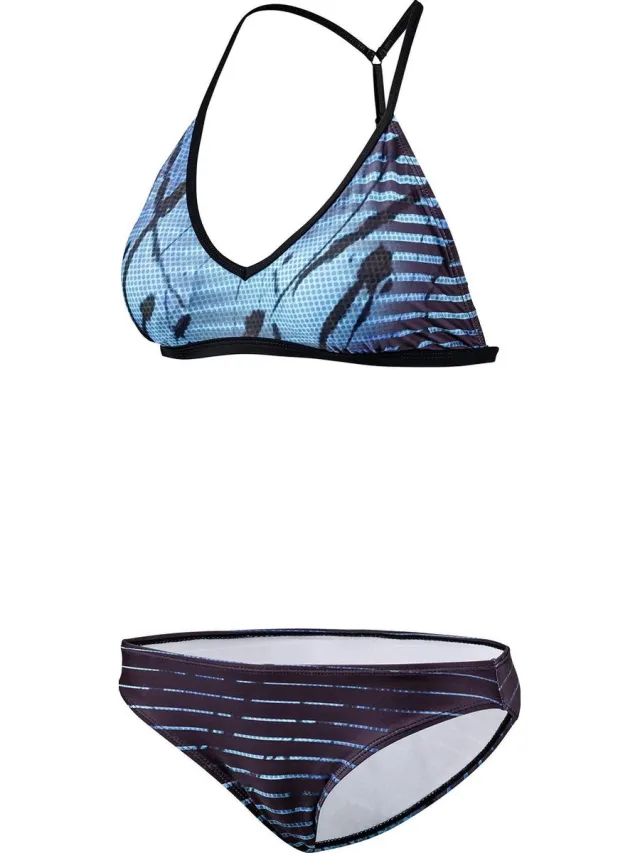 Beco Bikini B-cup Dames Polyester/polyamide Blauw/zwart