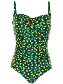 Missya Genova Argentina badpak Versch.kleure/Patroon,Blauw,Zwart