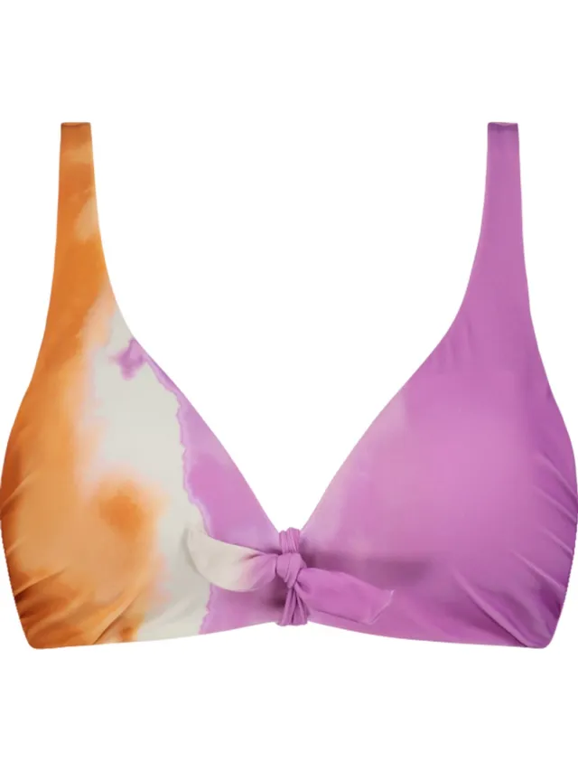 Beachlife BIKINITOP TRIANGLE TIE DYE – paars