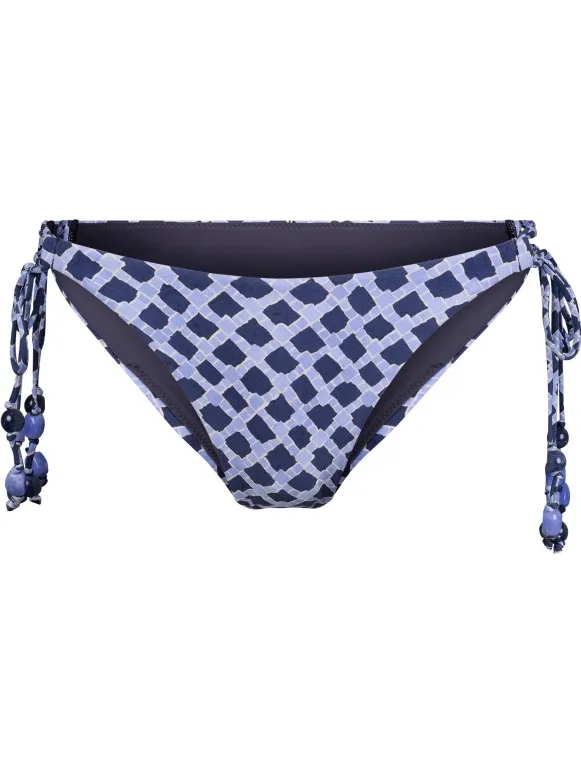 Seafolly Marseille Loop Tie Side Rio Pant - Bikinibroekje, blauw