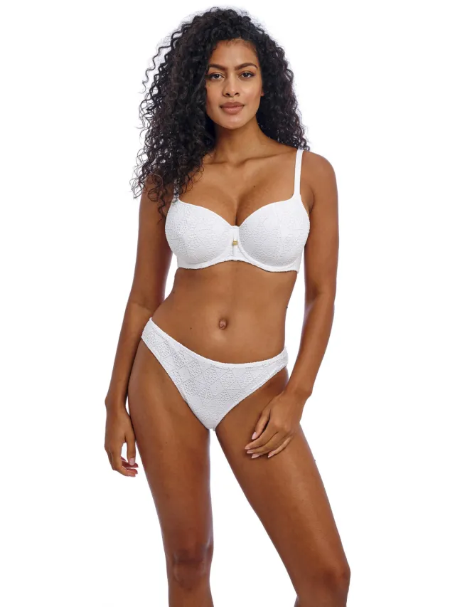Freya crochet bikinibroekje Nomad Nights kakigroen Wit