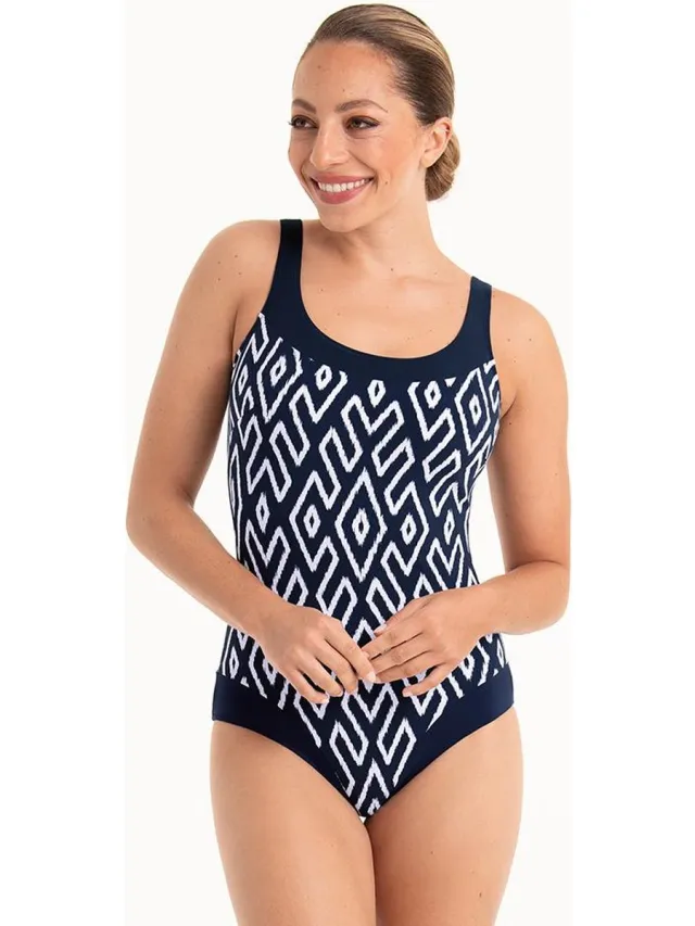 Anita Care Tribal Monotones Prothese Badpak 6395 321 Donkerblauw - maat EU 48D / FR