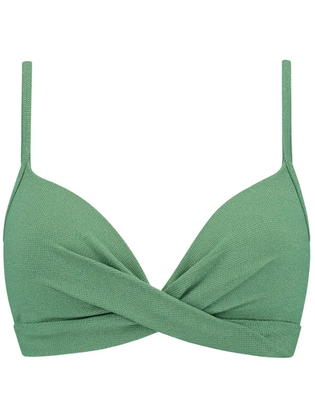 Beachlife Twist Padded Wired Bikinitop Groen