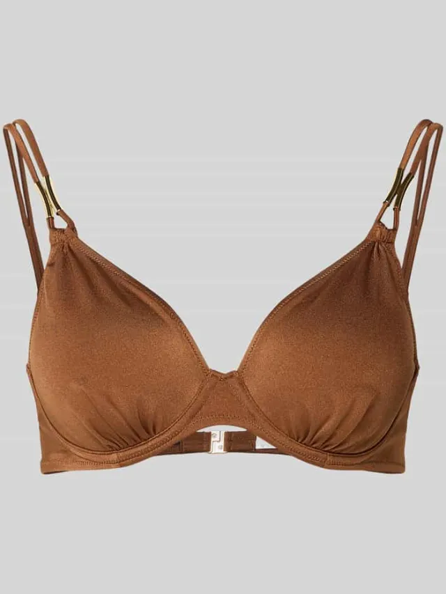 Marie Jo Bikinitop met verstelbare bandjes Middenbruin