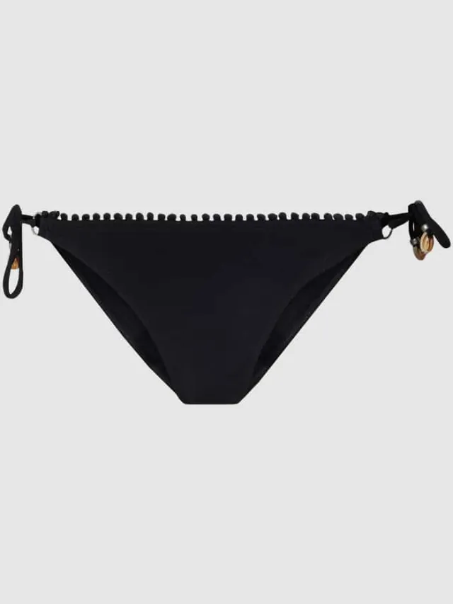 banana moon Bikinibroekje met vetersluiting, model 'DREA' zwart, foto 2