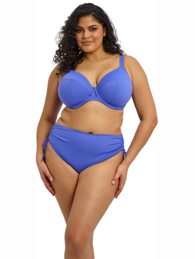 Elomi high waist bikinibroekje Plain Sailing blauw