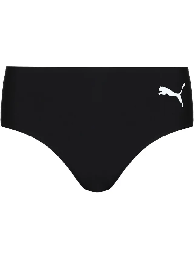 Puma Logo Dames Zwart/Wit Kort Bikini