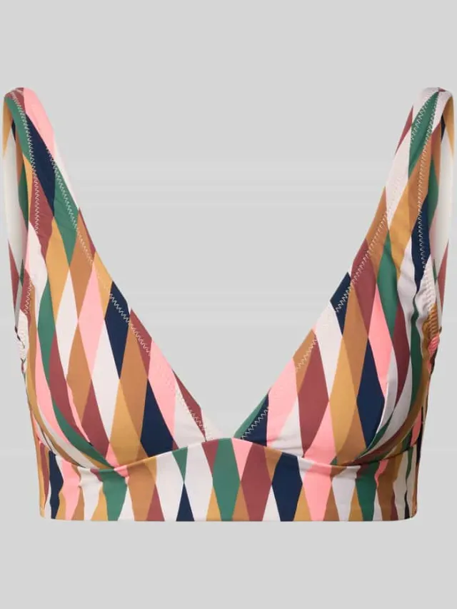 Barts Bikinitop met spaghettibandjes model 'Abanov Longline' Rietgroen