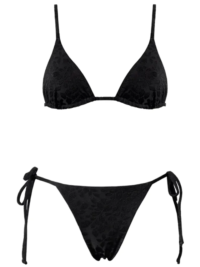 Anekdot dames vegan Triangel Bikiniset Olbia Zwart