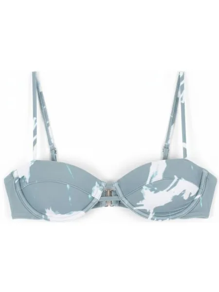 Hurley Women's Under Wire Top - Bikinitop, grijs/wit
