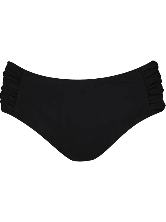 Barts Women's Solid Mid Waist Briefs - Bikinibroekje, zwart