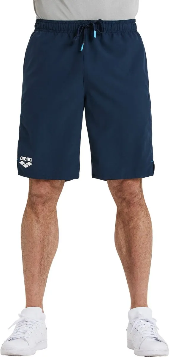 Arena Korte Sportbroek Team Panel Marine Blauw