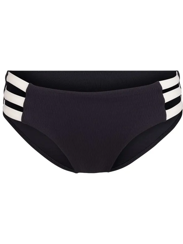 Seafolly Banf Wave Multi Strap Hipster Pant - Bikinibroekje, zwart/blauw