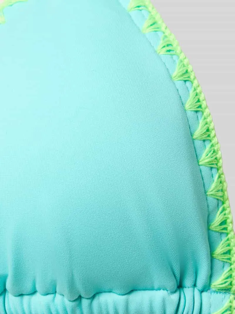 banana moon Bikini-set met stitchings en vetersluiting aquablauw, foto 3