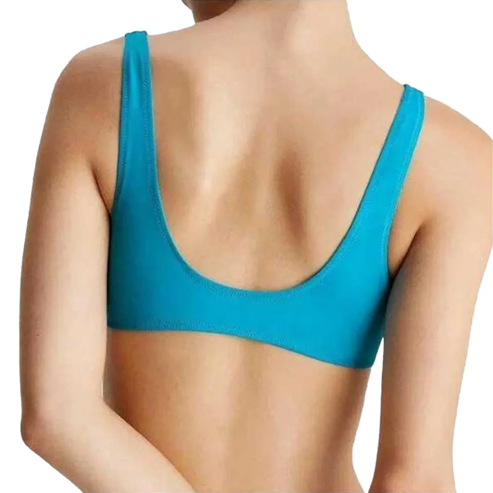 Calvin Klein Dames/Dames Logo Bikinitop (Blauw)
