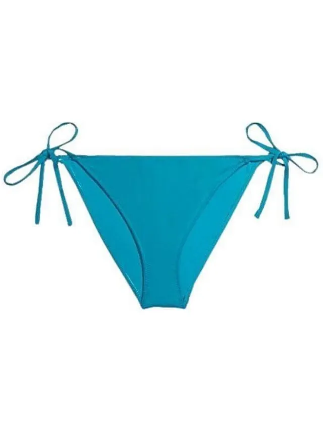 Calvin Klein Dames/Dames Effen Bikinibroekje met zijbandje (Blauw), foto 2