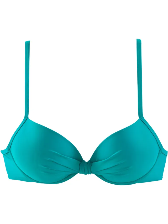 beugelbikinitop turquoise, foto 2
