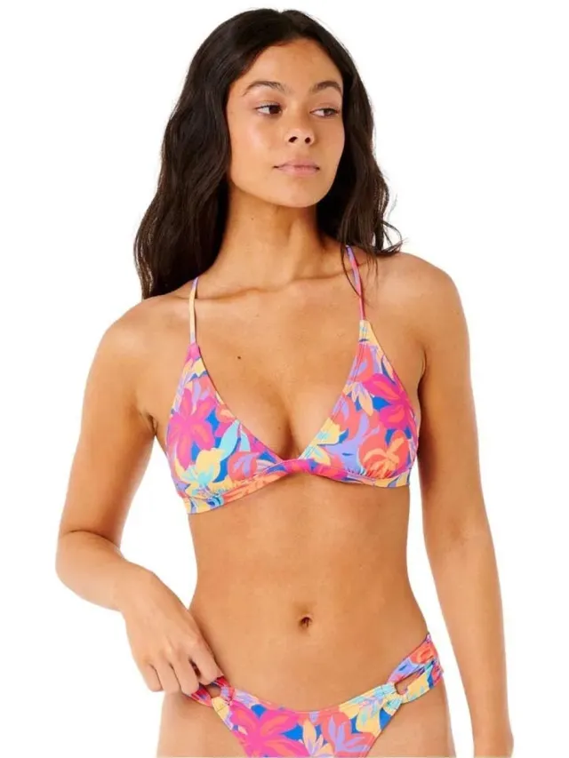 Rip Curl Es Vedra Crossback Triangle Bikinitop Veelkleurig S Vrouw Multico