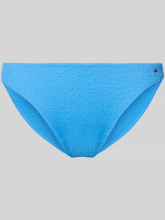 Tommy Hilfiger Bikinibroekje met gestructureerd oppervlak Blauw