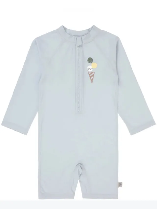 Lässig UV - Swimsuit - Lange mouw - Ice Cream - Blauw