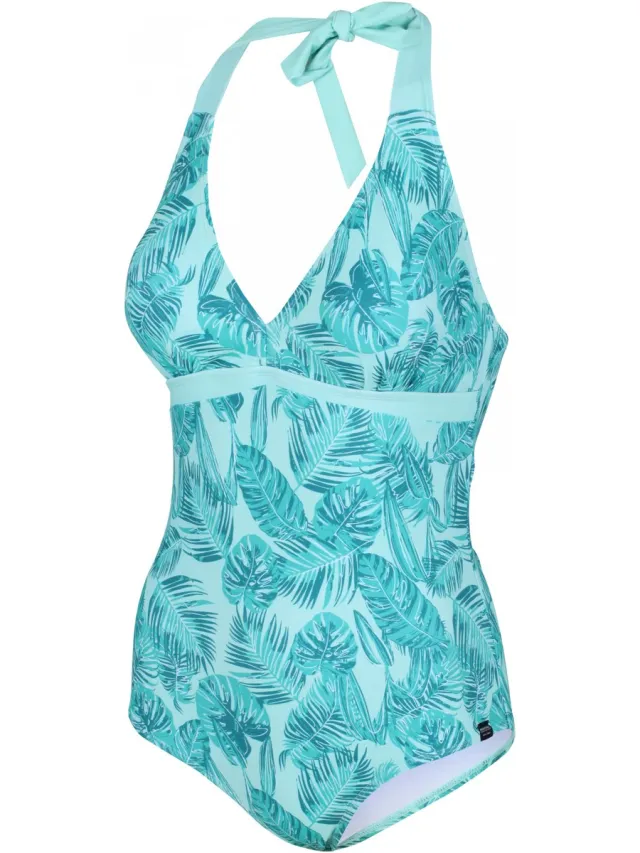 Regatta Flavia Badpak Voor Dames Aqua Blauw Turquoise