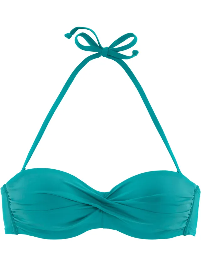 bandeau bikinitop turquoise, foto 2
