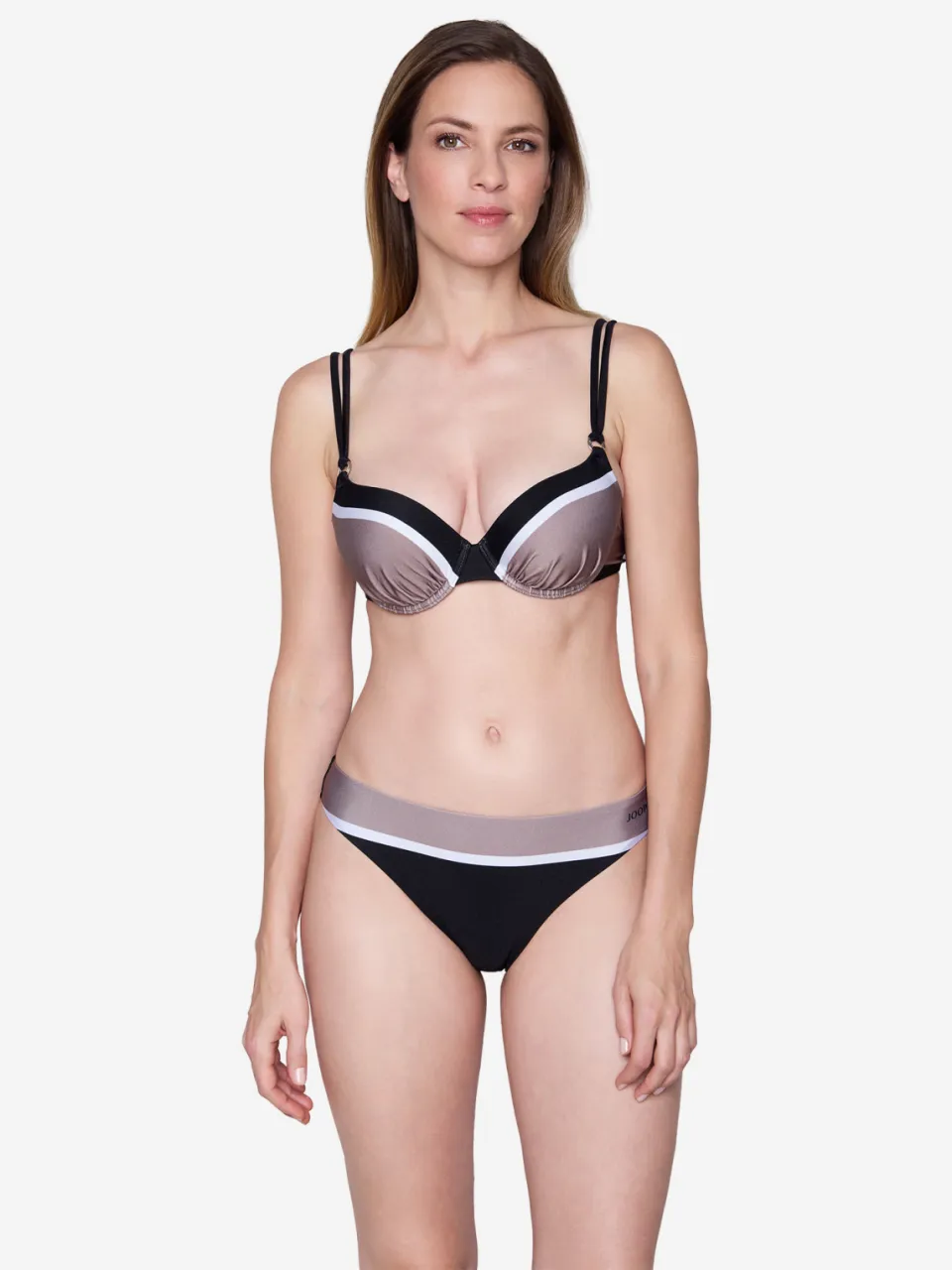 Joop! Vrouwen Bustier bikinitop Eleganz Zwart