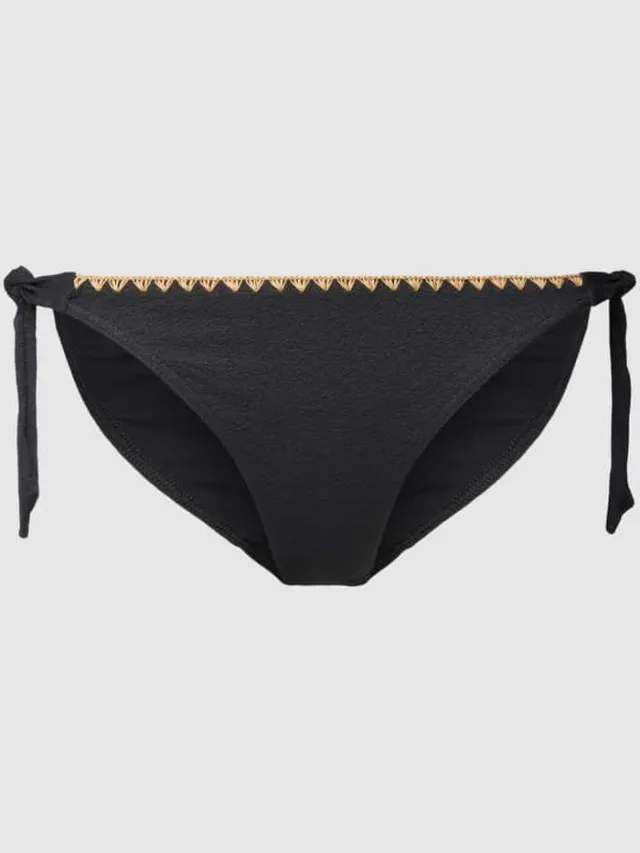 banana moon Bikinibroekje met strikdetails, model 'DIMKA SANTAFE' Zwart
